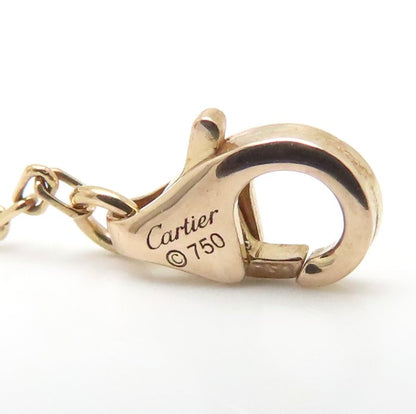 CARTIER カルティエ ダムール ブレスレット ピンクサファイヤ ディアマンレジェ B603730 K18PG ピンクゴールド レディース/294963【中古】【BJ】