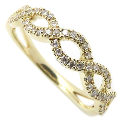 BELLESIORA ベルシオラ ダイヤモンド リング 指輪 ダイヤモンド0.23ct 11号 K18YG イエローゴールド レディース/294983【中古】【BJ】