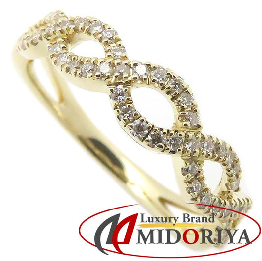 BELLESIORA ベルシオラ ダイヤモンド リング 指輪 ダイヤモンド0.23ct 11号 K18YG イエローゴールド レディース/294983【中古】【BJ】