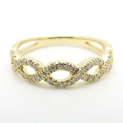 BELLESIORA ベルシオラ ダイヤモンド リング 指輪 ダイヤモンド0.23ct 11号 K18YG イエローゴールド レディース/294983【中古】【BJ】
