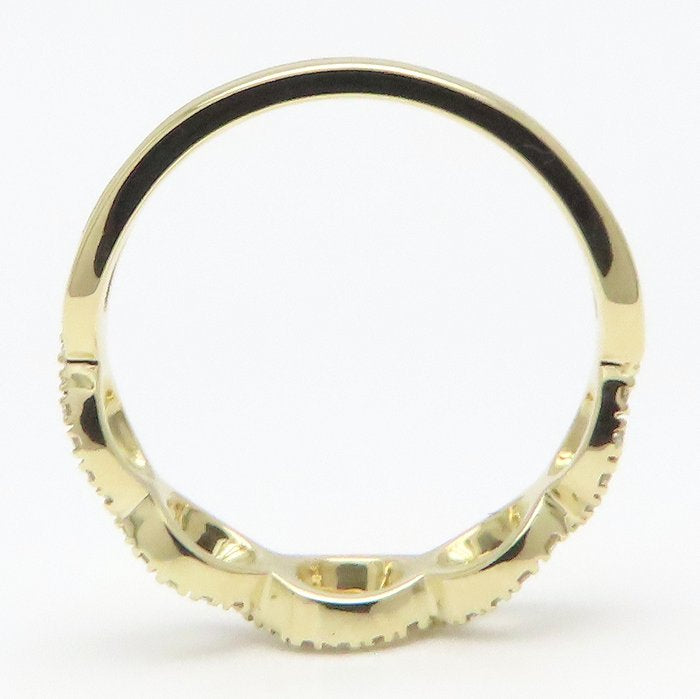BELLESIORA ベルシオラ ダイヤモンド リング 指輪 ダイヤモンド0.23ct 11号 K18YG イエローゴールド レディース/294983【中古】【BJ】
