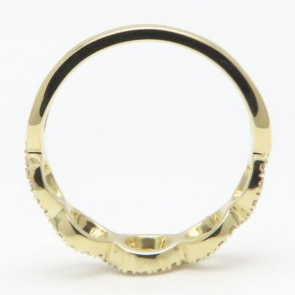 BELLESIORA ベルシオラ ダイヤモンド リング 指輪 ダイヤモンド0.23ct 11号 K18YG イエローゴールド レディース/294983【中古】【BJ】