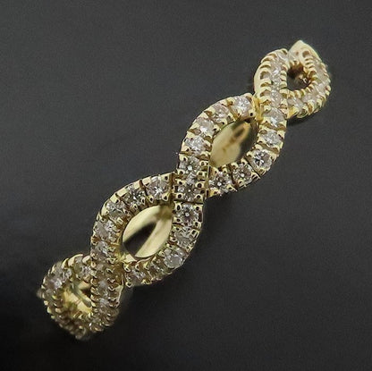 BELLESIORA ベルシオラ ダイヤモンド リング 指輪 ダイヤモンド0.23ct 11号 K18YG イエローゴールド レディース/294983【中古】【BJ】
