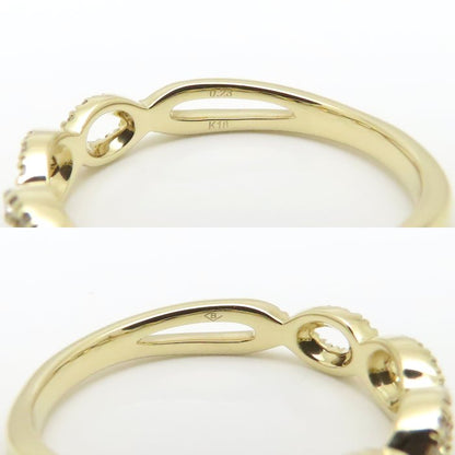 BELLESIORA ベルシオラ ダイヤモンド リング 指輪 ダイヤモンド0.23ct 11号 K18YG イエローゴールド レディース/294983【中古】【BJ】