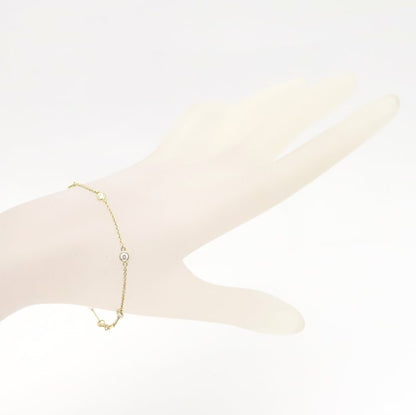 TIFFANY&Co. ティファニー バイザヤード ブレスレット 6Pダイヤモンド エルサペレッティ K18YG イエローゴールド レディース/294984【中古】【BJ】