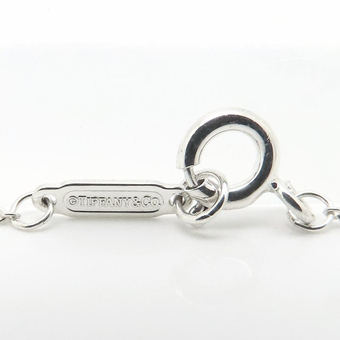 TIFFANY&Co. ティファニー リターントゥティファニー ダブルハートタグ ネックレス ブルー シルバー925 レディース/295021【中古】【BJ】