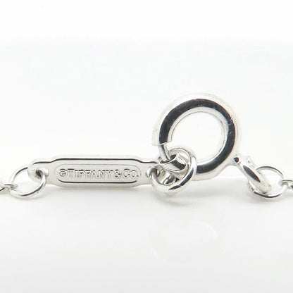 TIFFANY&Co. ティファニー リターントゥティファニー ダブルハートタグ ネックレス ブルー シルバー925 レディース/295021【中古】【BJ】