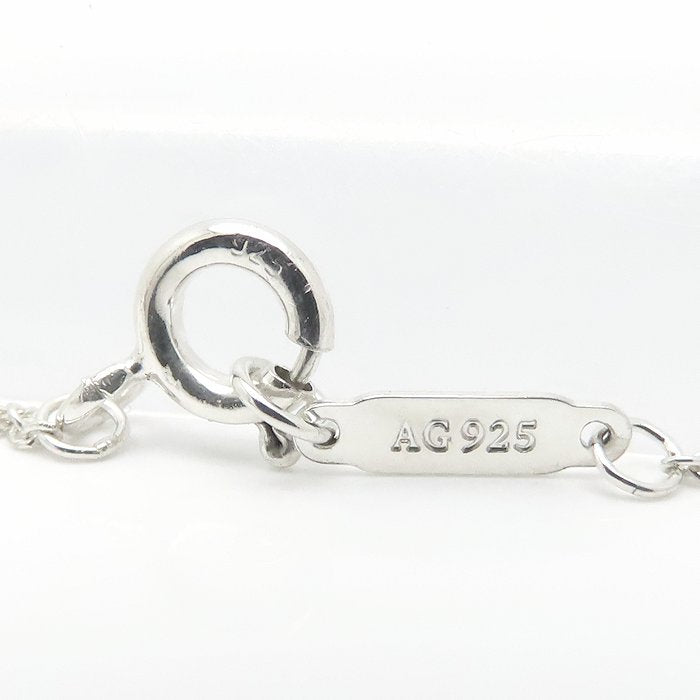 TIFFANY&Co. ティファニー リターントゥティファニー ダブルハートタグ ネックレス ブルー シルバー925 レディース/295021【中古】【BJ】