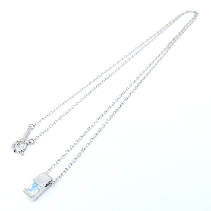 4℃ ヨンドシー ラブラドライト ネックレス Pt850プラチナ レディース/295031【中古】【BJ】