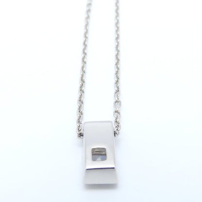 4℃ ヨンドシー ラブラドライト ネックレス Pt850プラチナ レディース/295031【中古】【BJ】