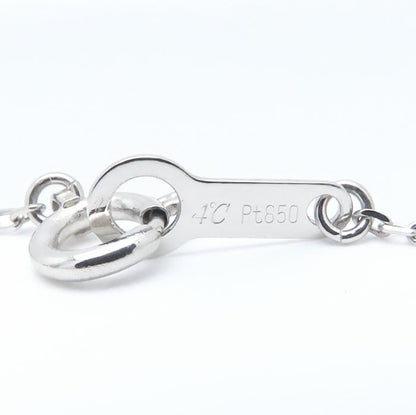 4℃ ヨンドシー ラブラドライト ネックレス Pt850プラチナ レディース/295031【中古】【BJ】