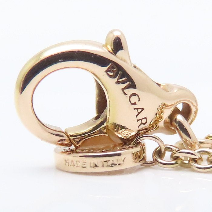 BVLGARI ブルガリ ビーゼロワン エレメント ブレスレット ダイヤモンド K18PG ピンクゴールド レディース /295040【中古】【BJ】