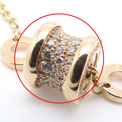 BVLGARI ブルガリ ビーゼロワン エレメント ブレスレット ダイヤモンド K18PG ピンクゴールド レディース /295040【中古】【BJ】