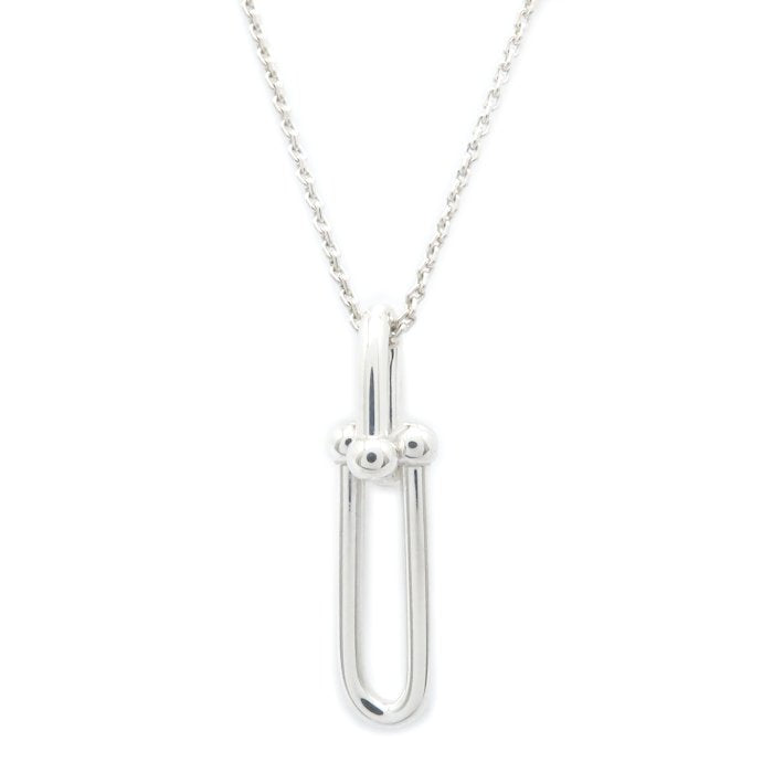 TIFFANY&Co. ティファニー ハードウェア 細長リンク ネックレス シルバー925 レディース/295066【中古】【BJ】