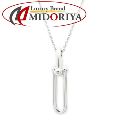 TIFFANY&Co. ティファニー ハードウェア 細長リンク ネックレス シルバー925 レディース/295066【中古】【BJ】