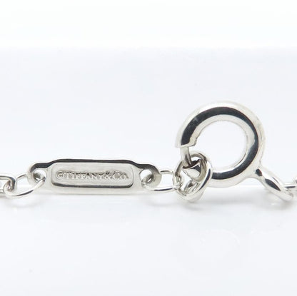 TIFFANY&Co. ティファニー ハードウェア 細長リンク ネックレス シルバー925 レディース/295066【中古】【BJ】