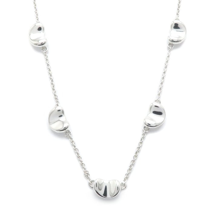 TIFFANY&Co. ティファニー ビーン ネックレス 5モチーフ エルサペレッティ シルバー925 レディース/295067【中古】【BJ】