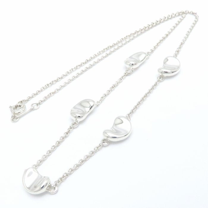 TIFFANY&Co. ティファニー ビーン ネックレス 5モチーフ エルサペレッティ シルバー925 レディース/295067【中古】【BJ】
