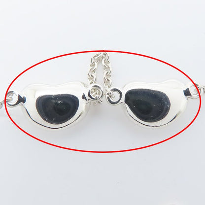TIFFANY&Co. ティファニー ビーン ネックレス 5モチーフ エルサペレッティ シルバー925 レディース/295067【中古】【BJ】
