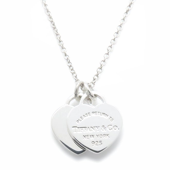 TIFFANY&Co. ティファニー リターントゥティファニー ダブルハートタグ ネックレス シルバー925 レディース/295069【中古】【BJ】