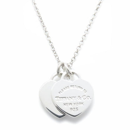 TIFFANY&Co. ティファニー リターントゥティファニー ダブルハートタグ ネックレス シルバー925 レディース/295069【中古】【BJ】