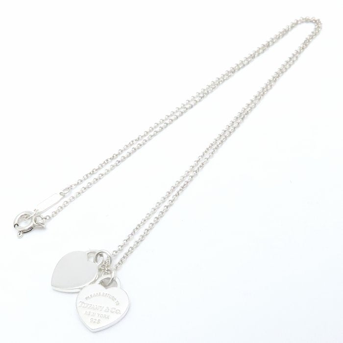 TIFFANY&Co. ティファニー リターントゥティファニー ダブルハートタグ ネックレス シルバー925 レディース/295069【中古】【BJ】