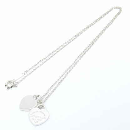 TIFFANY&Co. ティファニー リターントゥティファニー ダブルハートタグ ネックレス シルバー925 レディース/295069【中古】【BJ】