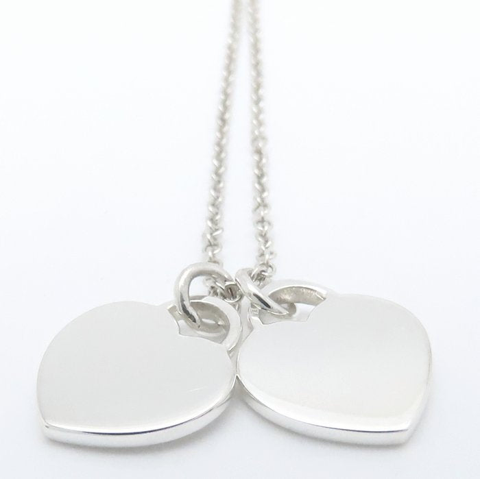 TIFFANY&Co. ティファニー リターントゥティファニー ダブルハートタグ ネックレス シルバー925 レディース/295069【中古】【BJ】