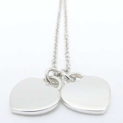 TIFFANY&Co. ティファニー リターントゥティファニー ダブルハートタグ ネックレス シルバー925 レディース/295069【中古】【BJ】