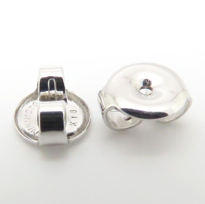 MIKIMOTO ミキモト ベビーパール ピアス 真珠4.4ミリ K18WG ホワイトゴールド レディース/295079【中古】【BJ】