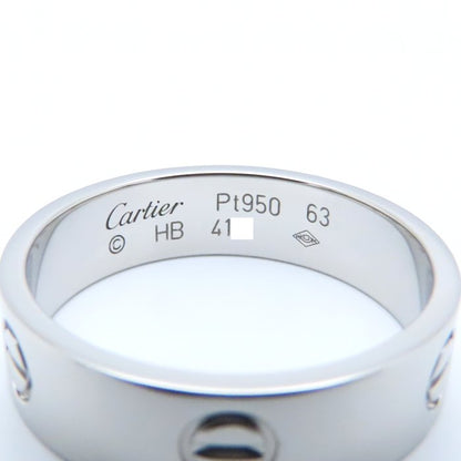 CARTIER カルティエ ラブ リング 指輪 #63 22.5号 Pt950プラチナ メンズ/295099【中古】【BJ】
