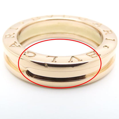 BVLGARI ブルガリ ビーゼロワン リング 指輪 1バンド XS #49 9号 B.zero1 K18PG ピンクゴールド レディース/295116【中古】【BJ】