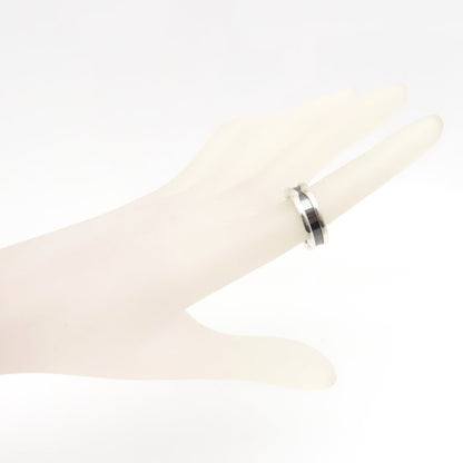 BVLGARI ブルガリ セーブザチルドレン ビーゼロワン リング 指輪 #52 11.5号 B.zero1 シルバー925xブラックセラミック レディース/295119【中古】【BJ】