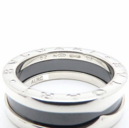 BVLGARI ブルガリ セーブザチルドレン ビーゼロワン リング 指輪 #52 11.5号 B.zero1 シルバー925xブラックセラミック レディース/295119【中古】【BJ】