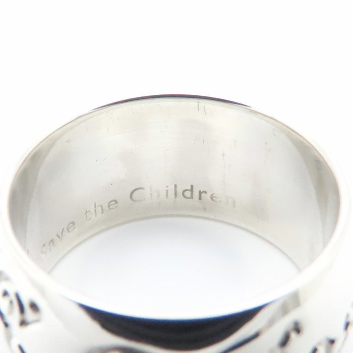 BVLGARI ブルガリ セーブザチルドレン リング 指輪 #51 11.5号 AN855239 シルバー925 レディース/295120【中古】【BJ】