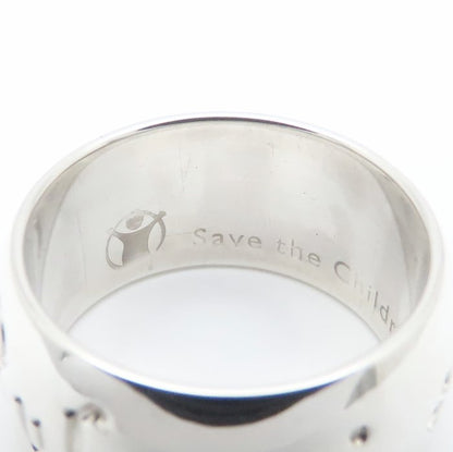 BVLGARI ブルガリ セーブザチルドレン リング 指輪 #51 11.5号 AN855239 シルバー925 レディース/295120【中古】【BJ】