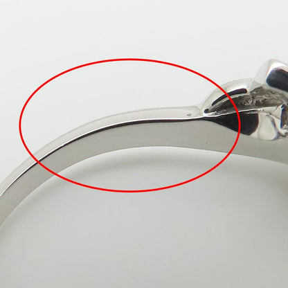 MIKIMOTO ミキモト パール リング 指輪 真珠9.1ミリ ダイヤモンド 17号 Pt950プラチナ レディース/295125【中古】【BJ】