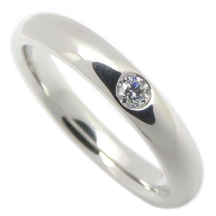 HARRY WINSTON ハリーウィンストン ラウンドカット マリッジ リング 指輪 1Pダイヤモンド 8号 WBDPRDBZ3MM Pt950プラチナ レディース/295126【中古】【BJ】