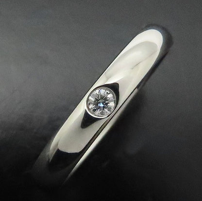 HARRY WINSTON ハリーウィンストン ラウンドカット マリッジ リング 指輪 1Pダイヤモンド 8号 WBDPRDBZ3MM Pt950プラチナ レディース/295126【中古】【BJ】