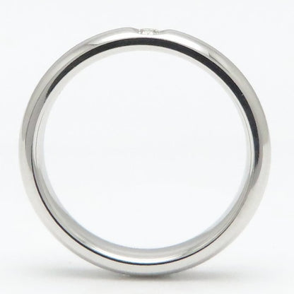 HARRY WINSTON ハリーウィンストン ラウンドカット マリッジ リング 指輪 1Pダイヤモンド 8号 WBDPRDBZ3MM Pt950プラチナ レディース/295126【中古】【BJ】
