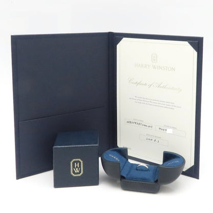 HARRY WINSTON ハリーウィンストン ラウンドカット マリッジ リング 指輪 1Pダイヤモンド 8号 WBDPRDBZ3MM Pt950プラチナ レディース/295126【中古】【BJ】