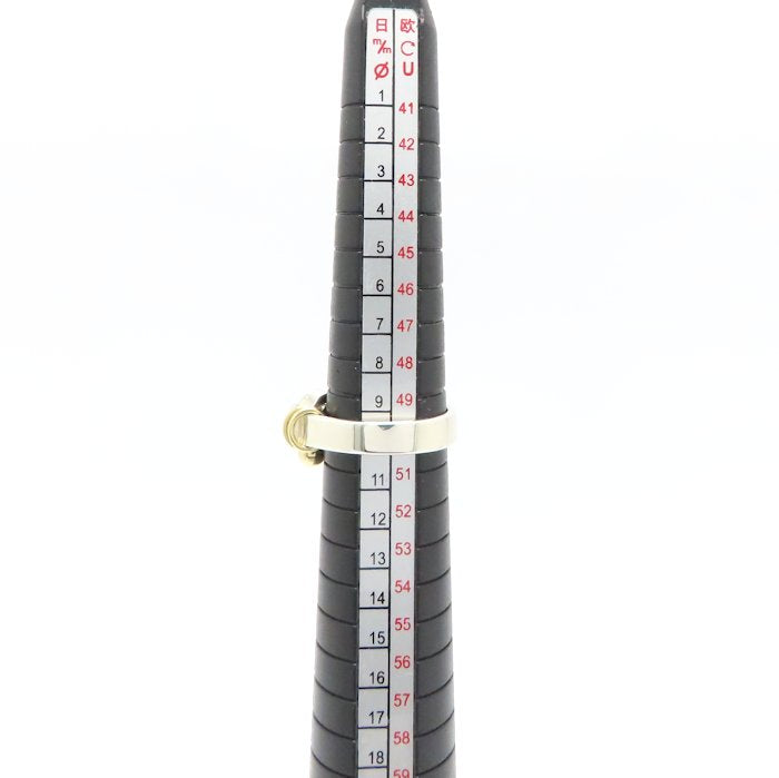 TIFFANY&Co. ティファニー フック＆アイ リング 指輪 10号 シルバー925xK18YG イエローゴールド レディース/295155【中古】【BJ】