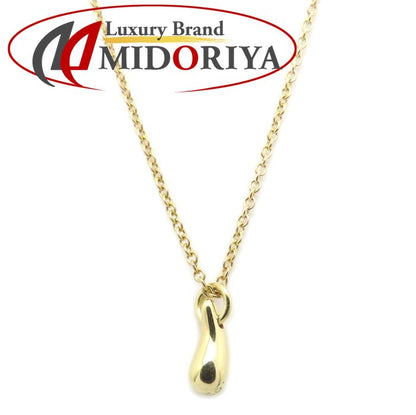 TIFFANY&Co. ティファニー ティアドロップ ネックレス エルサペレッティ K18YG イエローゴールド レディース/295165【中古】【BJ】