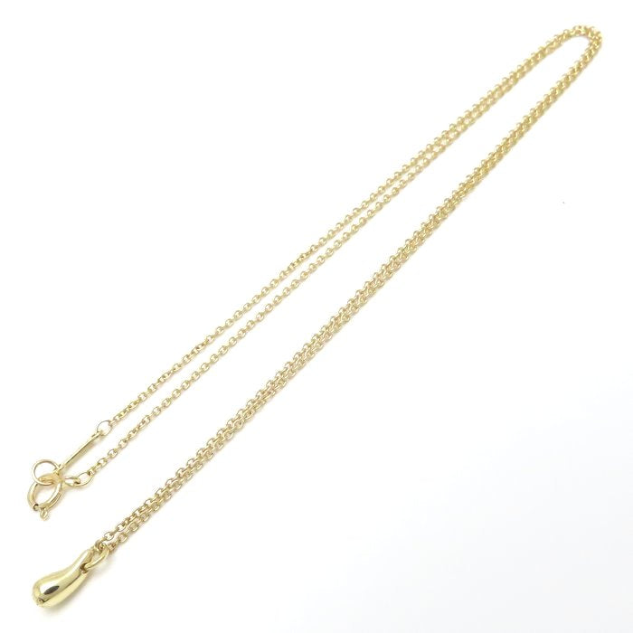 TIFFANY&Co. ティファニー ティアドロップ ネックレス エルサペレッティ K18YG イエローゴールド レディース/295165【中古】【BJ】