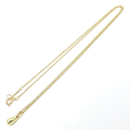 TIFFANY&Co. ティファニー ティアドロップ ネックレス エルサペレッティ K18YG イエローゴールド レディース/295165【中古】【BJ】