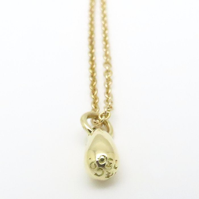 TIFFANY&Co. ティファニー ティアドロップ ネックレス エルサペレッティ K18YG イエローゴールド レディース/295165【中古】【BJ】