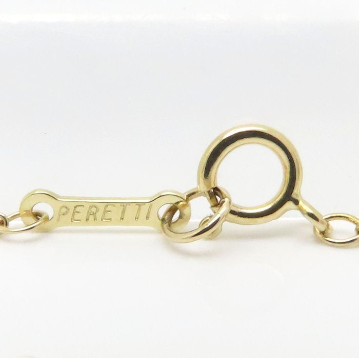 TIFFANY&Co. ティファニー ティアドロップ ネックレス エルサペレッティ K18YG イエローゴールド レディース/295165【中古】【BJ】