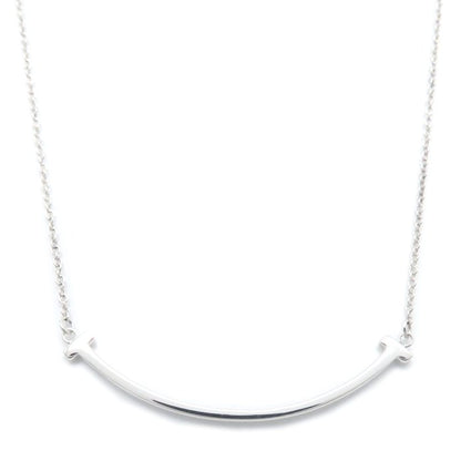 TIFFANY&Co. ティファニー Tスマイル ネックレス スモール シルバー925 レディース/295167【中古】【BJ】