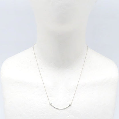 TIFFANY&Co. ティファニー Tスマイル ネックレス スモール シルバー925 レディース/295167【中古】【BJ】