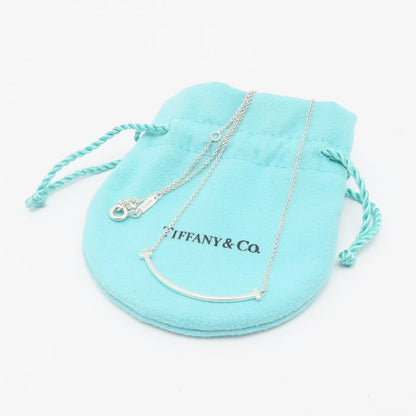 TIFFANY&Co. ティファニー Tスマイル ネックレス スモール シルバー925 レディース/295167【中古】【BJ】